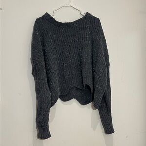 Fashion nova oversized cropped sweater